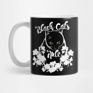 Black Cats RULE Mug